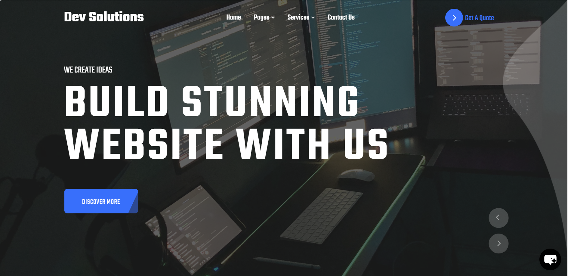 Dev Solutions β Company Website